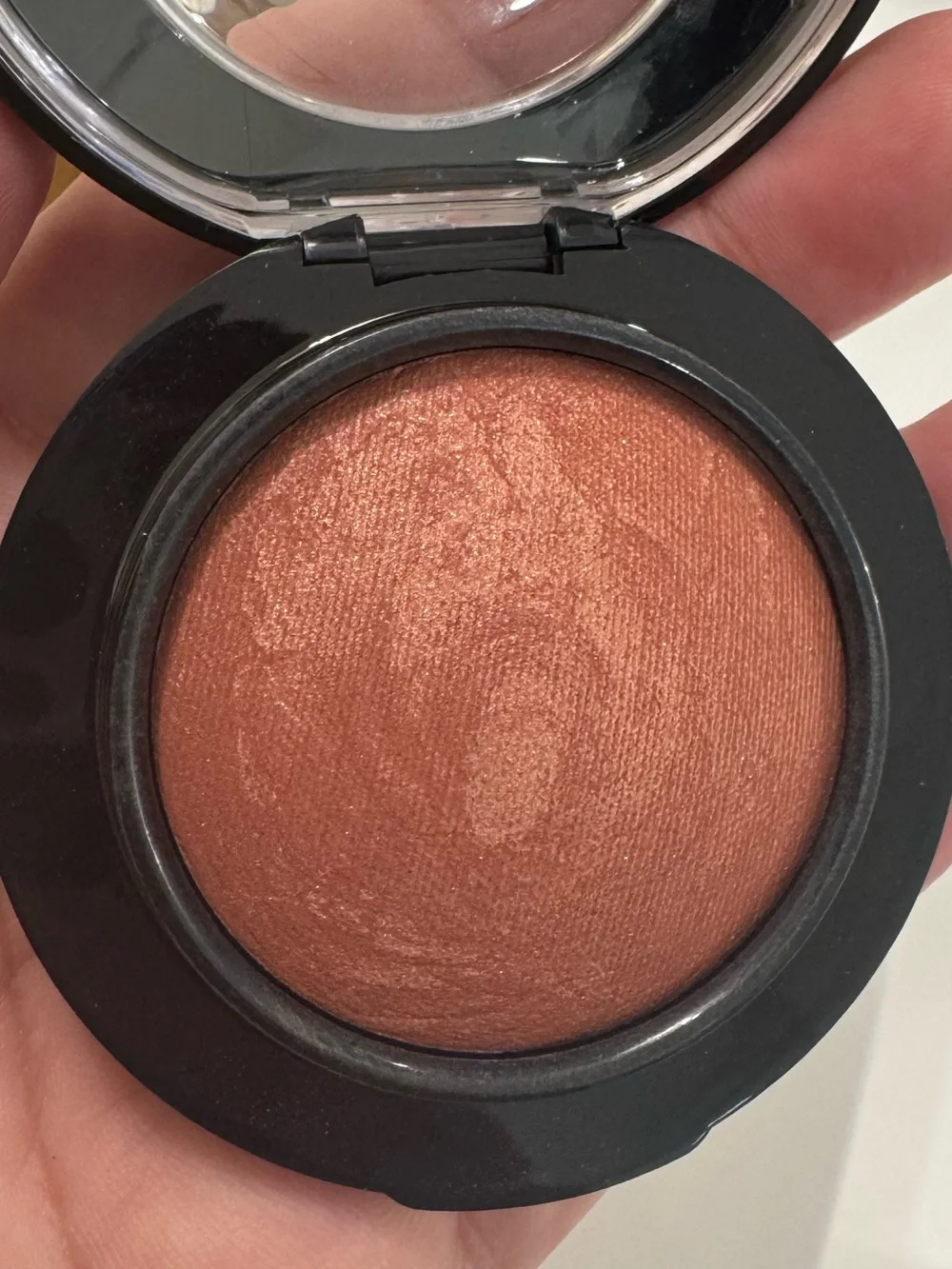 MAC Cosmetics Powder Blush - Peachy Brown with Gold Pearl